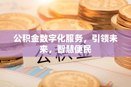 竹田公积金数字化服务，引领未来，智慧便民