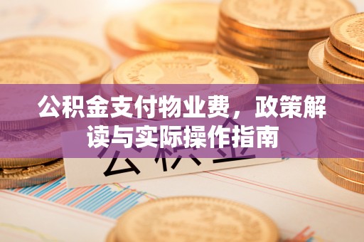 竹田公积金支付物业费，政策解读与实际操作指南