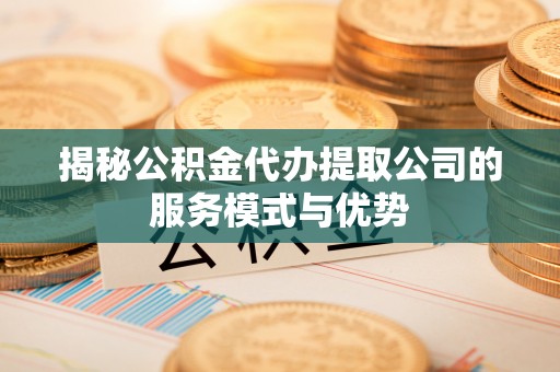 竹田揭秘公积金代办提取公司的服务模式与优势
