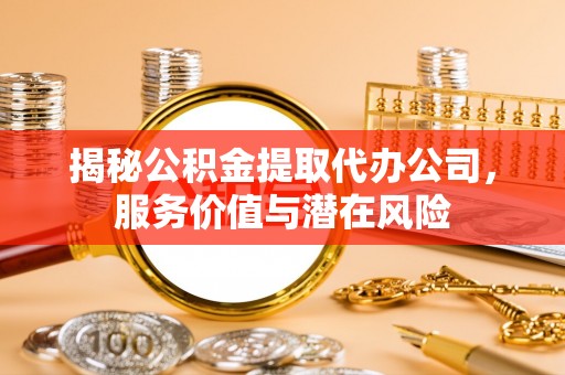 竹田揭秘公积金提取代办公司，服务价值与潜在风险