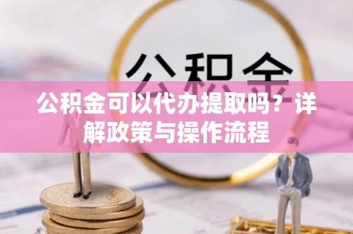 竹田公积金可以代办提取吗？详解政策与操作流程