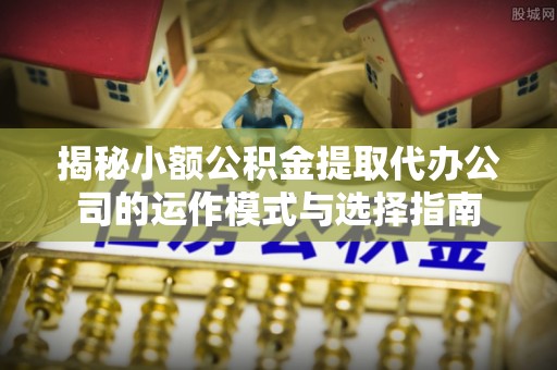 竹田揭秘小额公积金提取代办公司的运作模式与选择指南