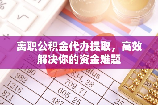竹田离职公积金代办提取，高效解决你的资金难题