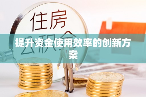 竹田提升资金使用效率的创新方案