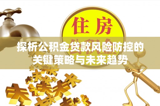 竹田探析公积金贷款风险防控的关键策略与未来趋势
