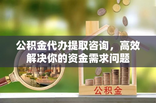竹田公积金代办提取咨询，高效解决你的资金需求问题