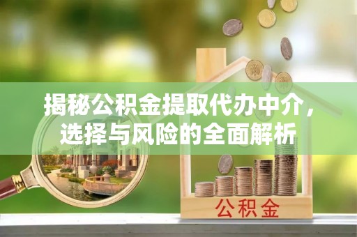 竹田揭秘公积金提取代办中介，选择与风险的全面解析