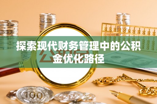 竹田探索现代财务管理中的公积金优化路径