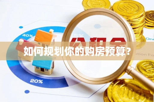 竹田如何规划你的购房预算？