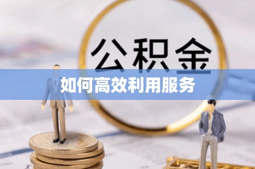 竹田如何高效利用服务