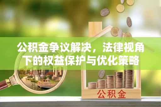 竹田公积金争议解决，法律视角下的权益保护与优化策略