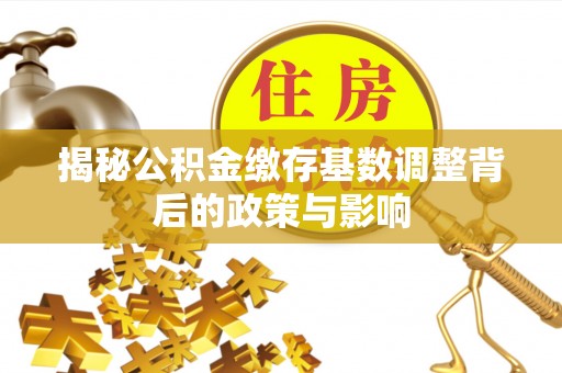 竹田揭秘公积金缴存基数调整背后的政策与影响