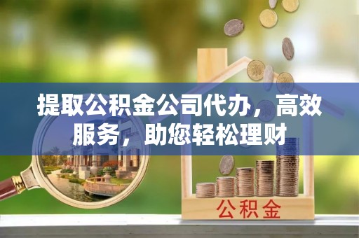 竹田提取公积金公司代办，高效服务，助您轻松理财