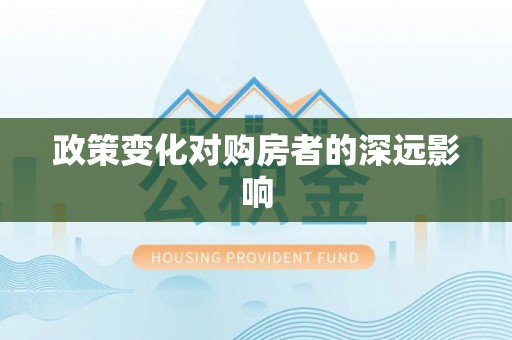 竹田政策变化对购房者的深远影响