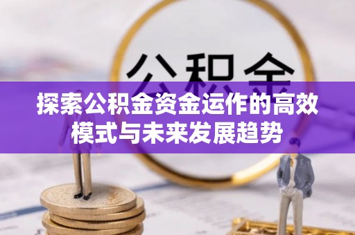竹田探索公积金资金运作的高效模式与未来发展趋势