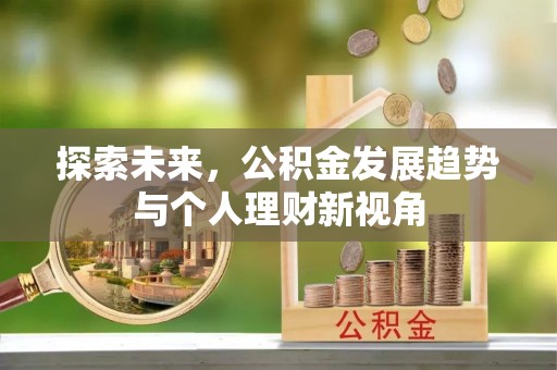 竹田探索未来，公积金发展趋势与个人理财新视角