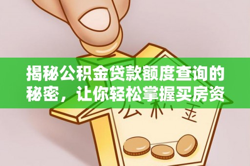 竹田揭秘公积金贷款额度查询的秘密，让你轻松掌握买房资金规划