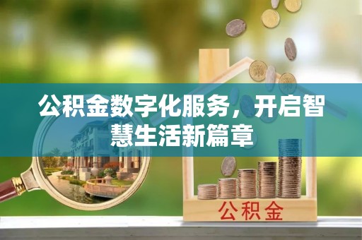 竹田公积金数字化服务，开启智慧生活新篇章