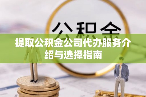 竹田提取公积金公司代办服务介绍与选择指南