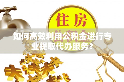 竹田如何高效利用公积金进行专业提取代办服务？